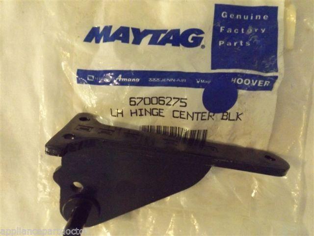 JENN AIR KENMORE REFRIGERATOR 67006275 Hinge, Center (lt) Black NEW IN BOX JENN AIR KENMORE REFRIGERATOR 67006275 Hinge, Center (lt) Black NEW IN BOX